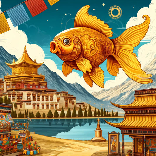 The Golden Fish in Tibetan Buddhism: Symbol of Auspiciousness and Freedom