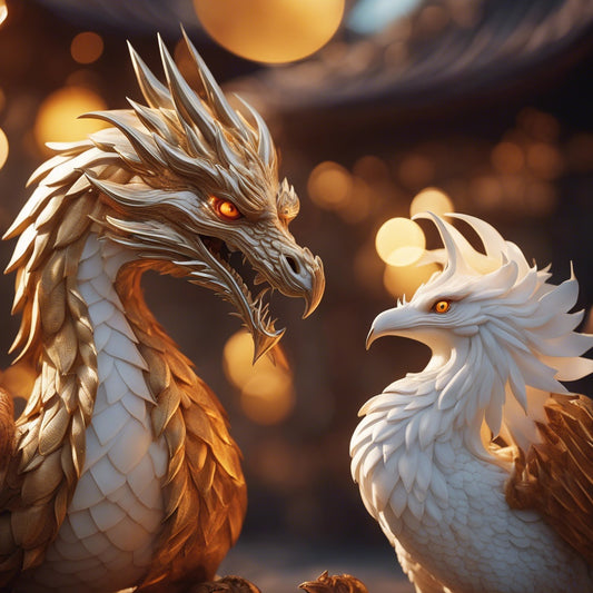 The Harmony of Dragon and Phoenix:A Symphony of Mythical Forces in Chinese Culture