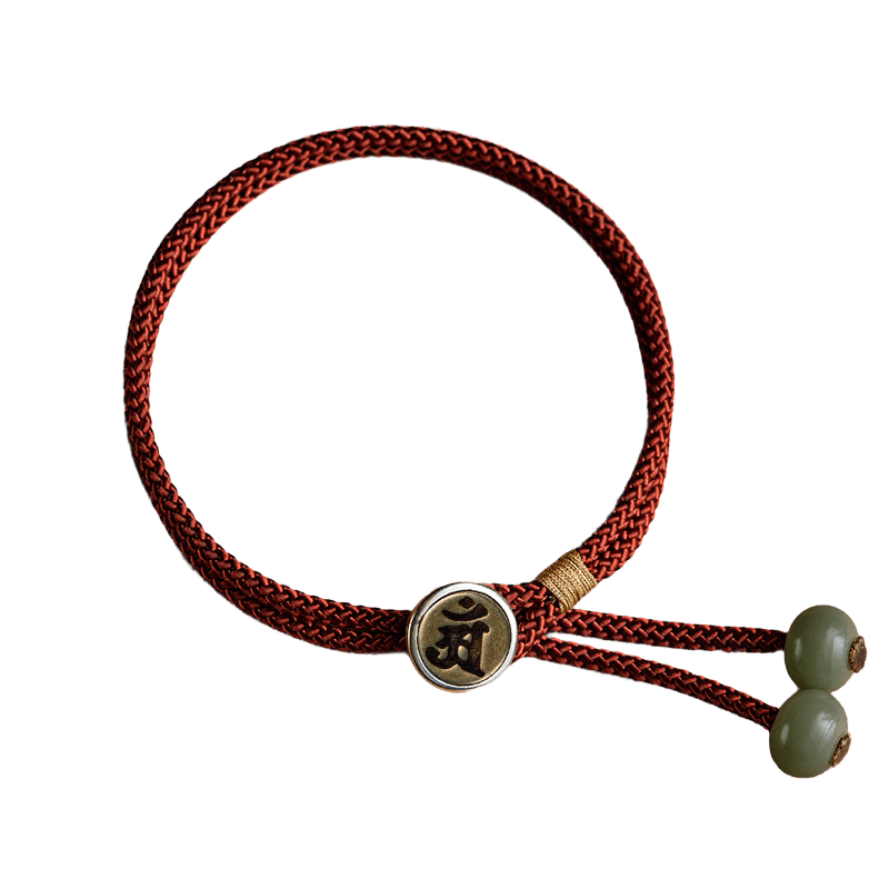 Pulsera de hilo rojo de protección del zodiaco dragón/serpiente 2024