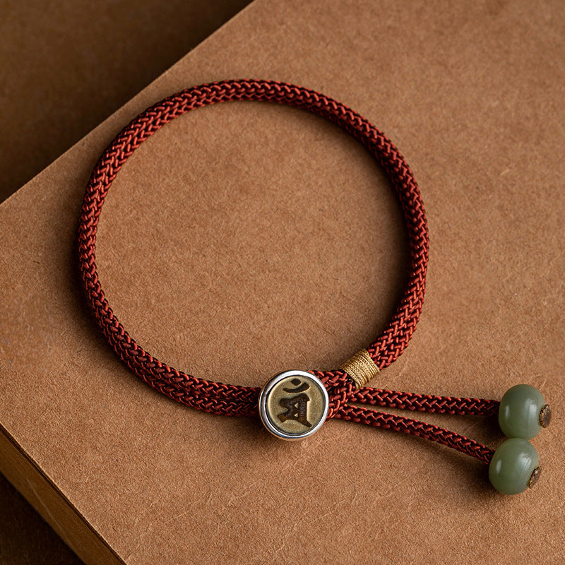 2024 Rabbit Zodiac Protection Red String Bracelet